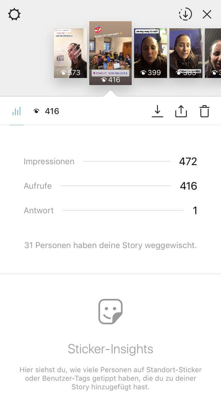 Um&Auf Social Media Marketing Instagram 2018